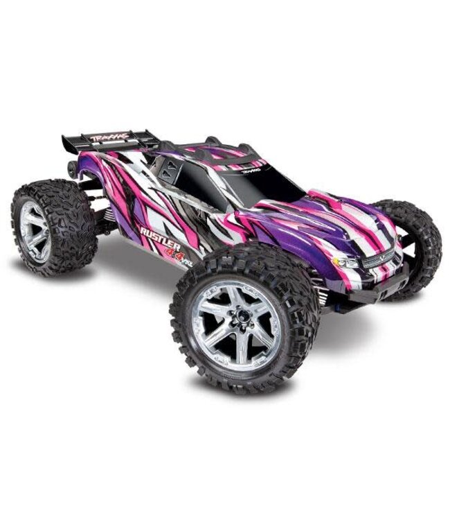 Traxxas Rustler 4X4 VXL TQi TSM Pink TRX67076-4P