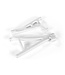 Traxxas Suspension arms White front (right) (upper (1) lower (1) TRX8631A