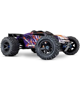 Traxxas Traxxas E-Revo 2 VXL-6S TQI TSM Paars TRX86086-4P