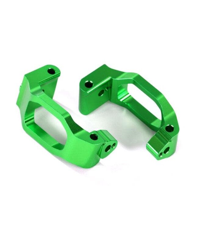 Caster blocks (c-hubs) 6061-T6 aluminum (green-anodized) TRX8932G