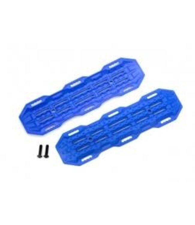 Traxxas Traction boards blue with mounting hardware TRX8121X