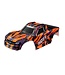 Traxxas Body Hoss 4X4 VXL orange with window grille and decal sheet TRX9011A