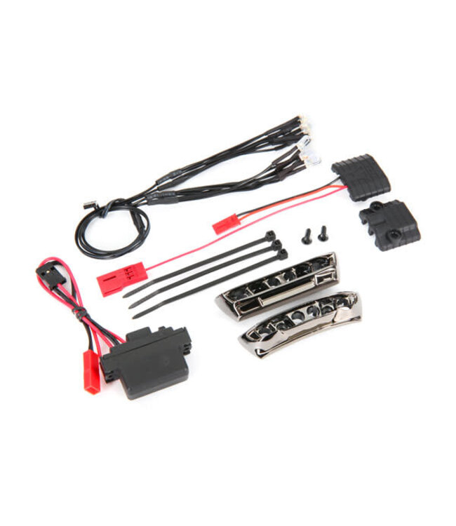 LED light kit 1/16 E-Revo® (includes power supply front & rear bumpers light harness (4 clear 4 red) wire ties) TRX7185A