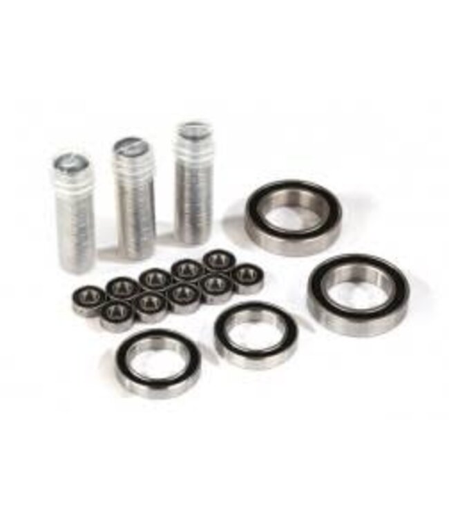 Ball bearing set TRX-4 Traxx black rubber sealed stainless TRX8892