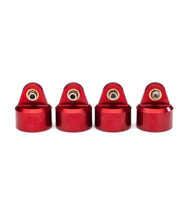 Shock caps aluminum (red-anodized) GT-Maxx shocks (4) TRX8964R