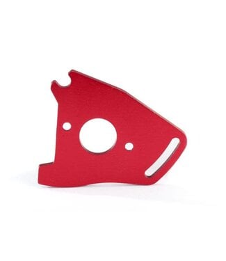 Traxxas Traxxas Motor plate Red Rustler/Slash 4X4 TRX7490R