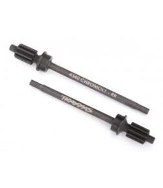 Traxxas Axle shaft rear heavy duty (left & right) portal drive input gear rear TRX8061