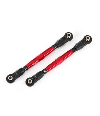 Traxxas Toe links front (TUBES red-anodized 7075-T6 aluminium) TRX8948R