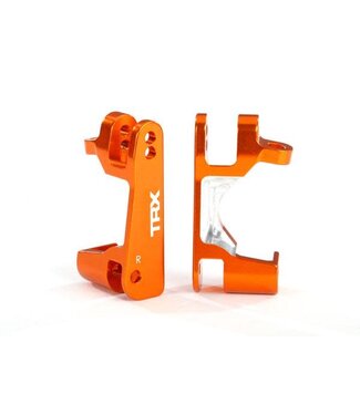 Traxxas Caster blocks aluminum left & right (orange-anodized)