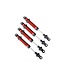 Traxxas Shocks GTS aluminum (red-anodized) (assembled without springs) (4)  TRX8160R
