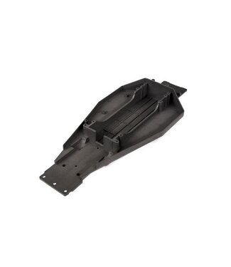 Traxxas Lower chassis (black) (use only with #3725R ESC mounting plate)