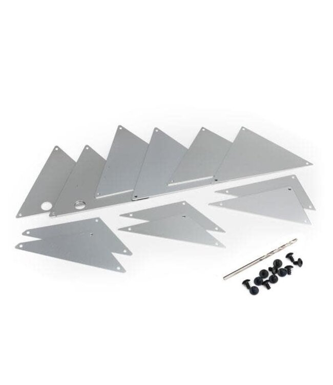 Tube chassis inner panels (silver aluminum) TRX8434A