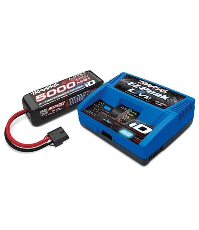 Traxxas 4S set (1X 2889X 14.8V LiPo & 1X2971G ID charger  TRX2996