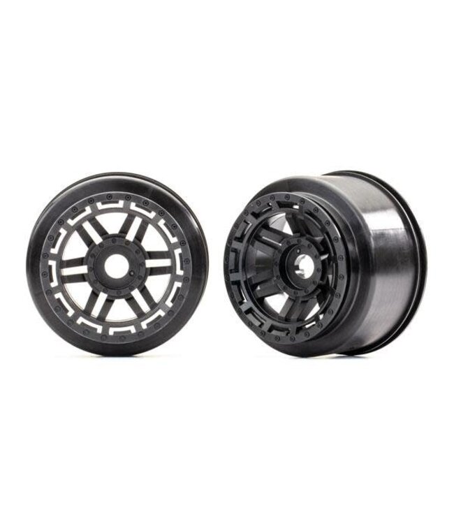 Wheels (black) (2) TRX8971