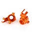 Traxxas Steering blocks 6061-T6 aluminum (orange-anodized) left & right TRX8937A