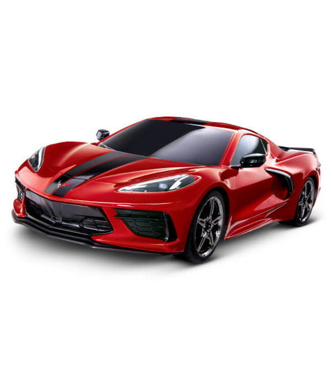 Traxxas Corvette Chevrolet Stingray 1/10 Scale AWD Supercar 4-Tec 3.0. Red