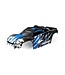 Traxxas Body E-Revo2 blue (complete) with clipless mounting TRX8611X