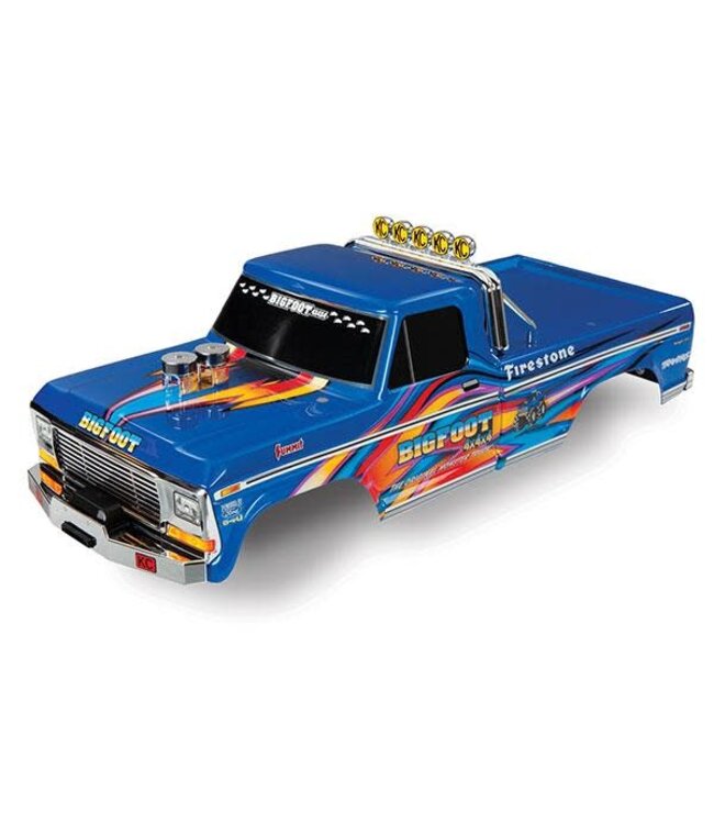 Traxxas Body Bigfoot® No.1 blue-x replica (painted with decals applied) TRX3661X