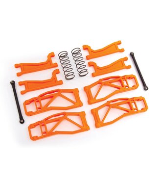 Traxxas Suspension kit WideMaxx Orange includes extended outer half shafts TRX8995T