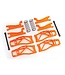 Traxxas Suspension kit WideMaxx Orange includes extended outer half shafts TRX8995T