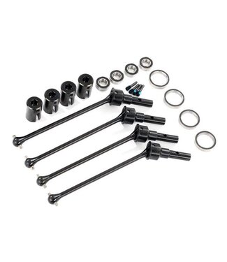 Traxxas Driveshafts steel constant-velocity (assembled) front or rear (4) TRX8996X