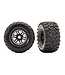 Traxxas Tires & wheels assembled glued (black wheels Maxx All-Terrain tires TRX8972