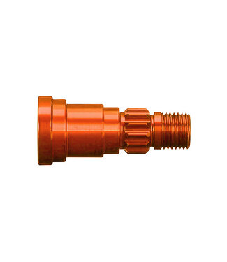 Traxxas Stub axle aluminum (orange-anodized) (1) (use only with #7750X) TRX7768T