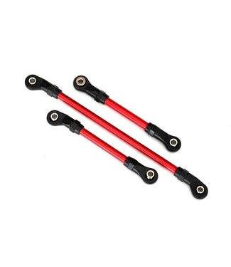 Traxxas Steering link 5x117mm (1) draglink 5x60mm (1)/ panhard link 5x63mm (red) TRX8146R