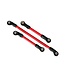 Traxxas Steering link 5x117mm (1) draglink 5x60mm (1)/ panhard link 5x63mm (red) TRX8146R