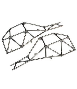 Traxxas Tube chassis side section (left & right) (satin black chrome-plated) TRX8430X
