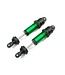 Traxxas Shocks GT-Maxx aluminum (green-anodized) (fully assembled w/o springs) (2) TRX8961G