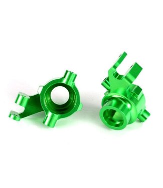 Traxxas Steering blocks 6061-T6 aluminum (green-anodized) left & right TRX8937G