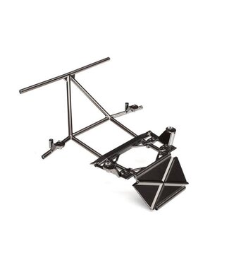 Traxxas Tube chassis center section front (satin black chrome-plated) TRX8431X