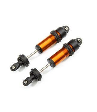 Traxxas Shocks GT-Maxx aluminum (orange-anodized) (fully assembled w/o springs) (2) TRX8961T