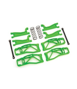 Traxxas Suspension kit WideMaxx green  includes extended outer half shafts TRX8995G