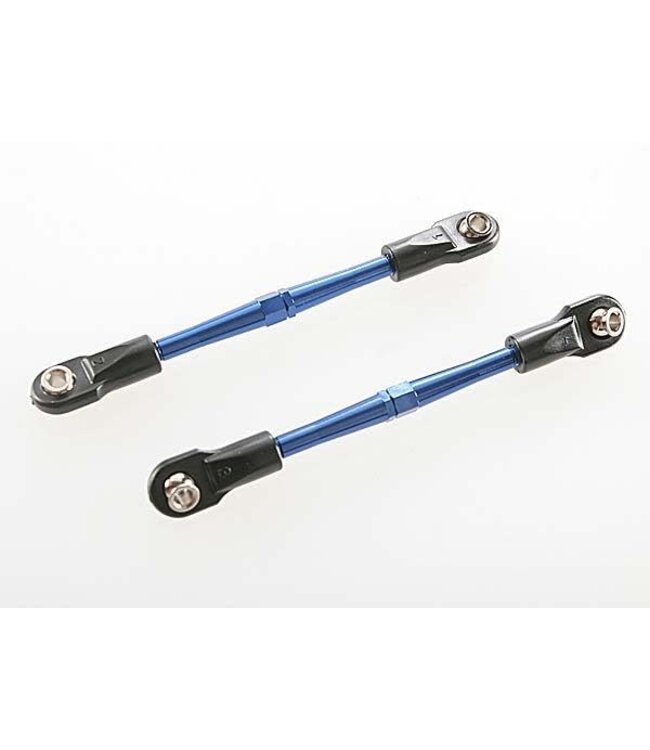 Turnbuckles aluminum (blue-anodized) toe links 59mm (2) TRX3139A