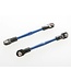 Traxxas Turnbuckles aluminum (blue-anodized) toe links 59mm (2)