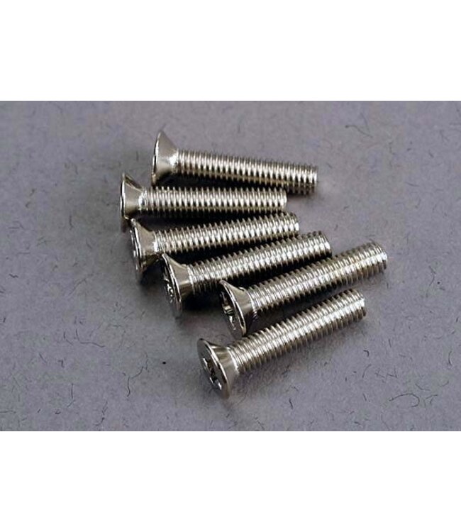 Screws 3x15mm countersunk machine (6) TRX3179