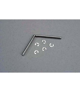 Traxxas Suspension pins 2.5x31.5mm (king pins) w/ E-clips (2)
