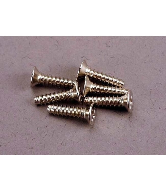 Traxxas Screws 3x12mm countersunk self-tapping (6) TRX2648