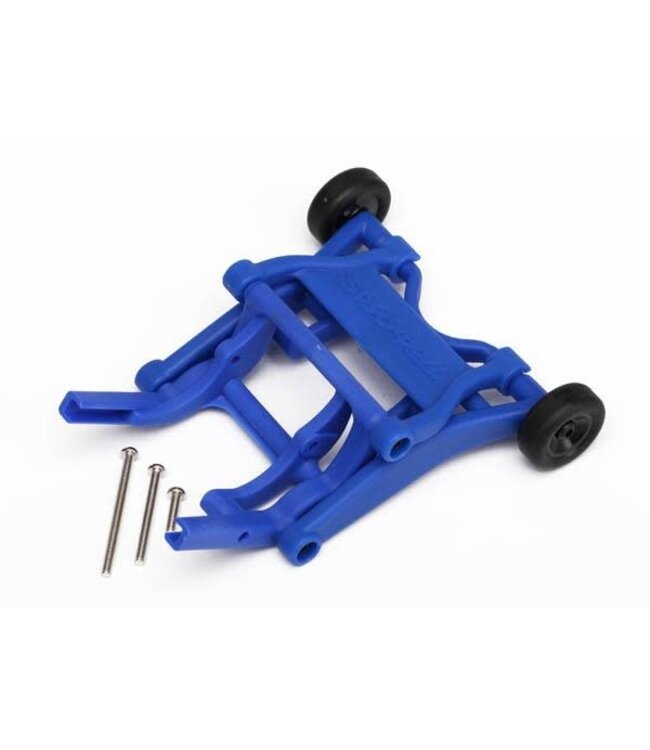 Wheelie bar assembled (blue) (fits Slash Stampede Rustler TRX3678X