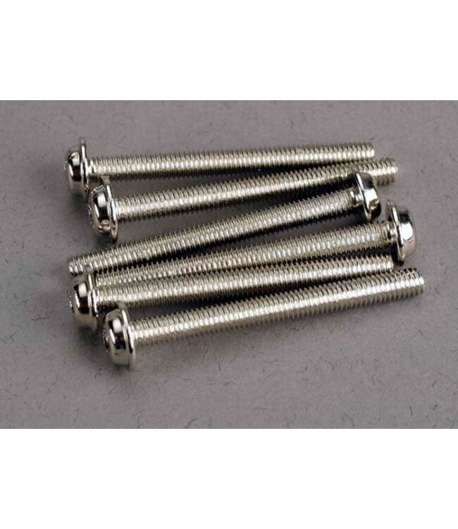 Traxxas Screws 3x30mm washerhead machine (6) TRX3196