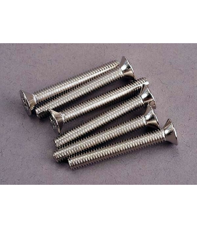 Traxxas Screws 4x30mm countersunk machine (6) TRX3169