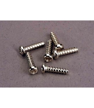 Traxxas Traxxas Screws 2.6x10mm roundhead self-tapping (6) TRX2673