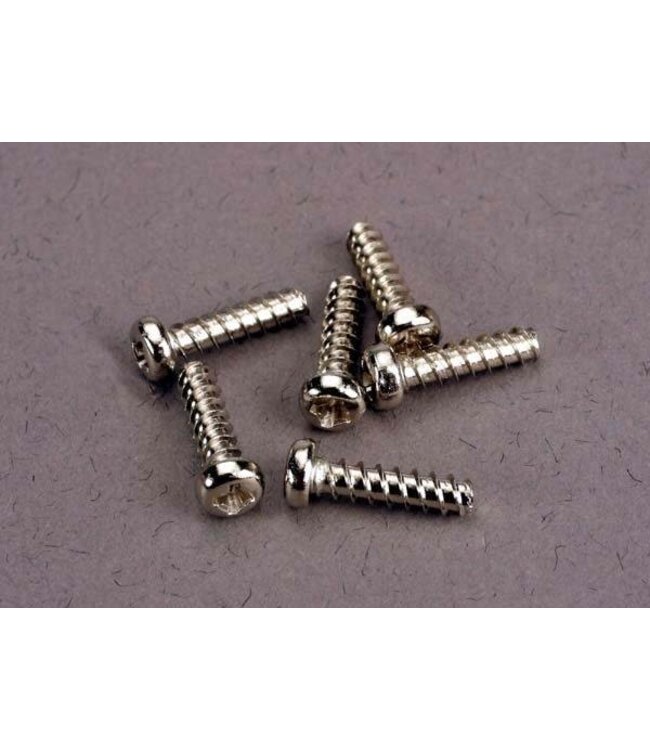 Traxxas Screws 2.6x10mm roundhead self-tapping (6) TRX2673