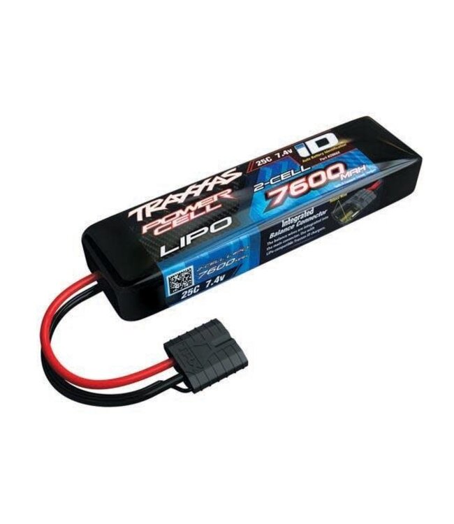 Power Cell LiPo 7600mAh 7.4V 2S 25C TRX2869X