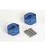 Traxxas Wheel hubs hex 12MM (blue-anodized aluminum) TRX1654X