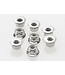 Traxxas Nuts 4mm flanged nylon locking (steel serrated) (8) TRX3647