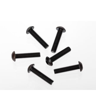 Traxxas Screws 4x18mm button-head machine (hex drive) (6) TRX3929