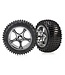 Traxxas Tires & wheels assembled (Tracer 2.2 chrome wheels) TRX2470R